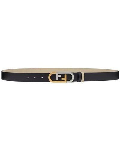 ceinture fendi homme noir|Ceintures .